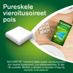 NICORETTE lääkepurukumi 4 mg 105 fol