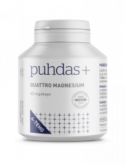 Puhdas+ Quattro Magnesium 60 kaps