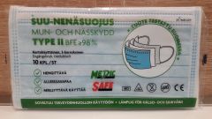 Suu-nenäsuojus Type II kertakäyttöinen 10 kpl