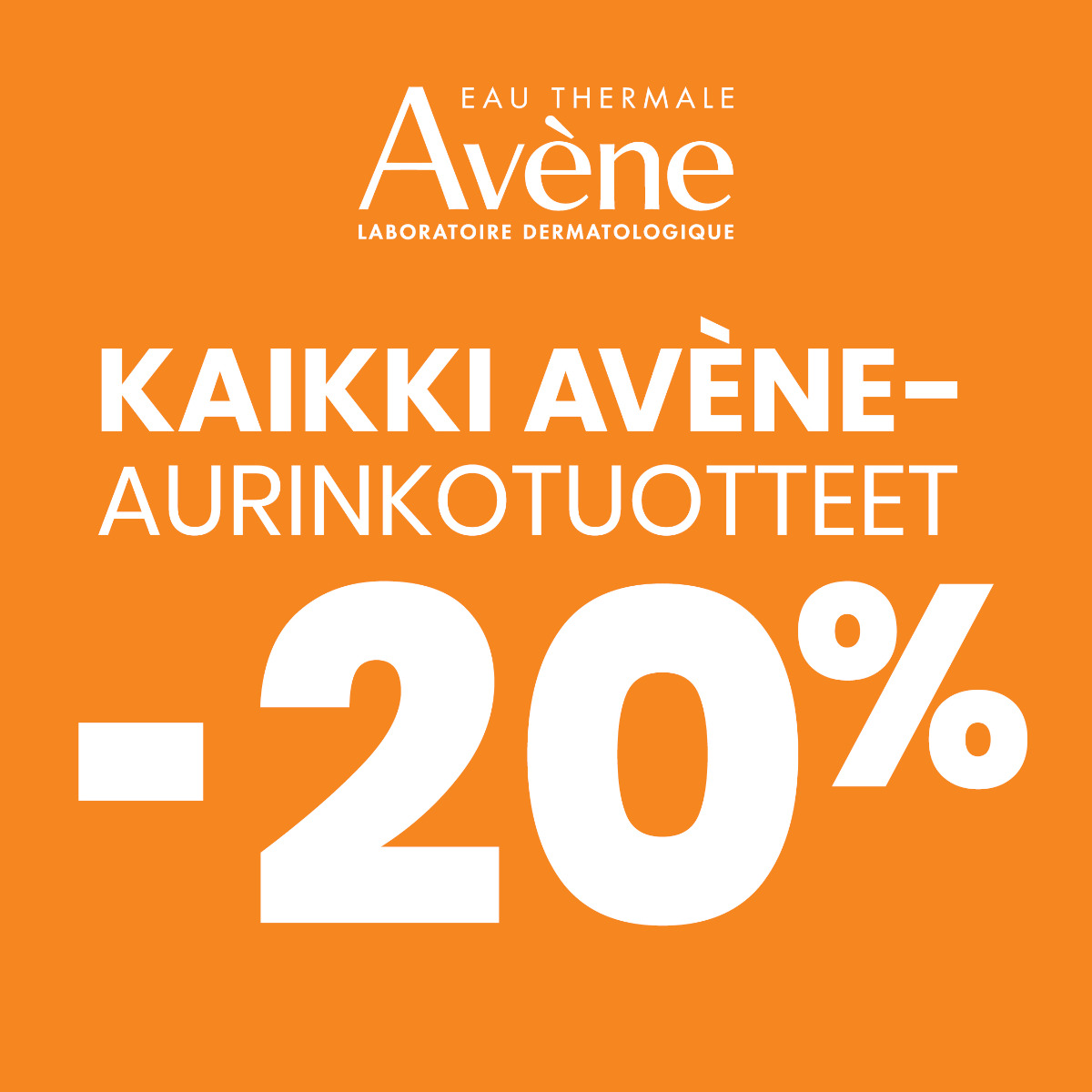 avene sun -20%